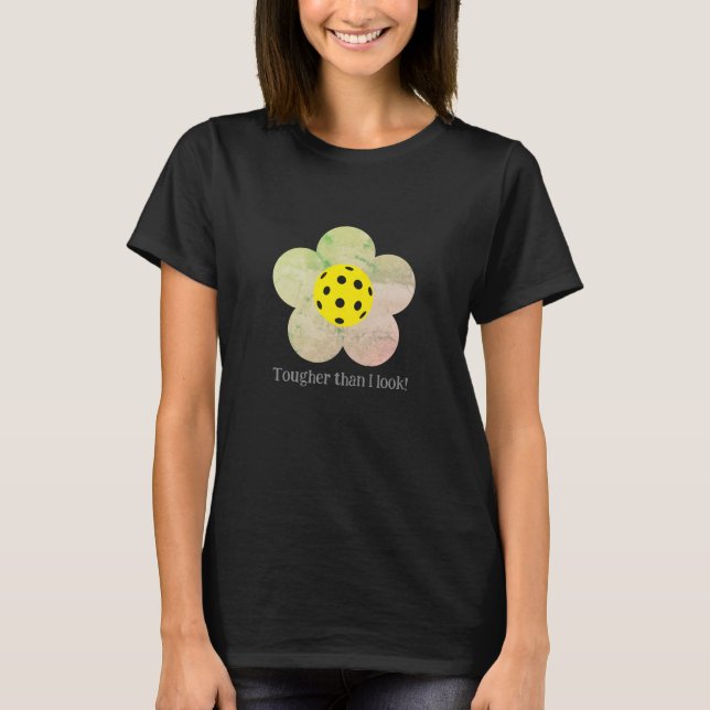 T-shirt Flower Power Pickleball (Devant)