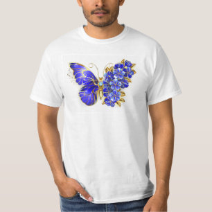 T-shirt Flower Sapphire Butterfly