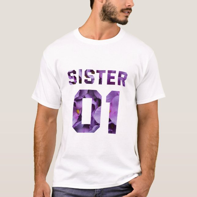 T-shirt Flower Sister 01 (Devant)