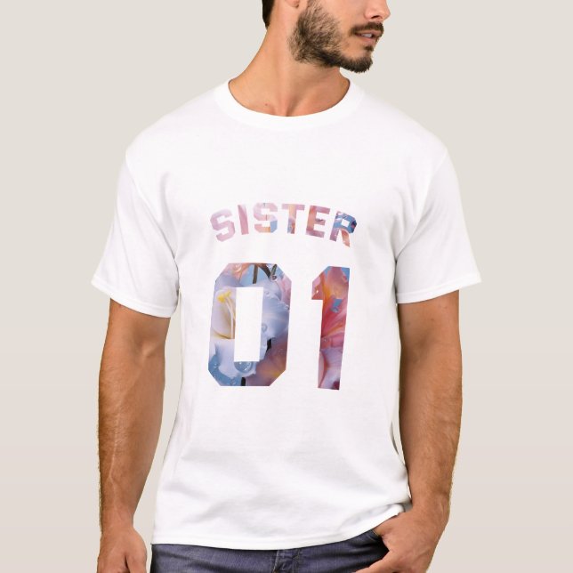T-shirt Flower Sister 01 (Devant)