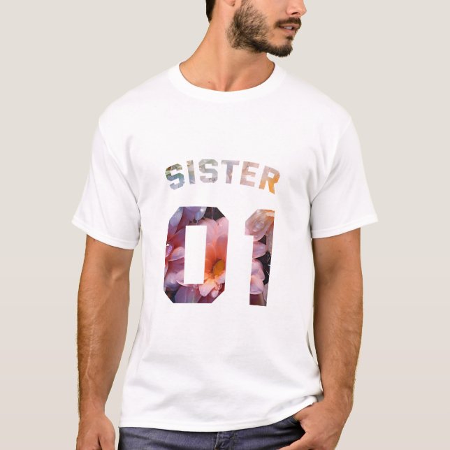 T-shirt Flower Sister 01 (Devant)
