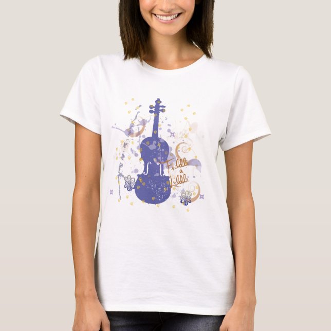 T-shirt flowerfiddle (Devant)