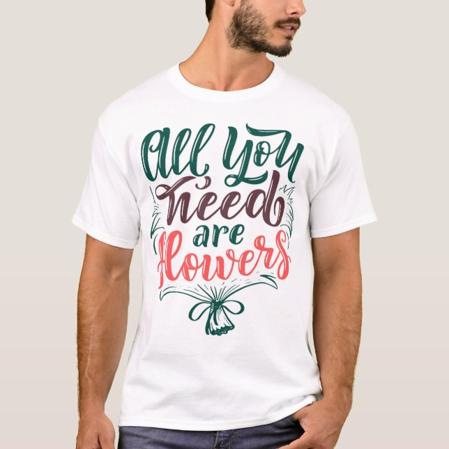 T-shirt flowers  1 (Devant)