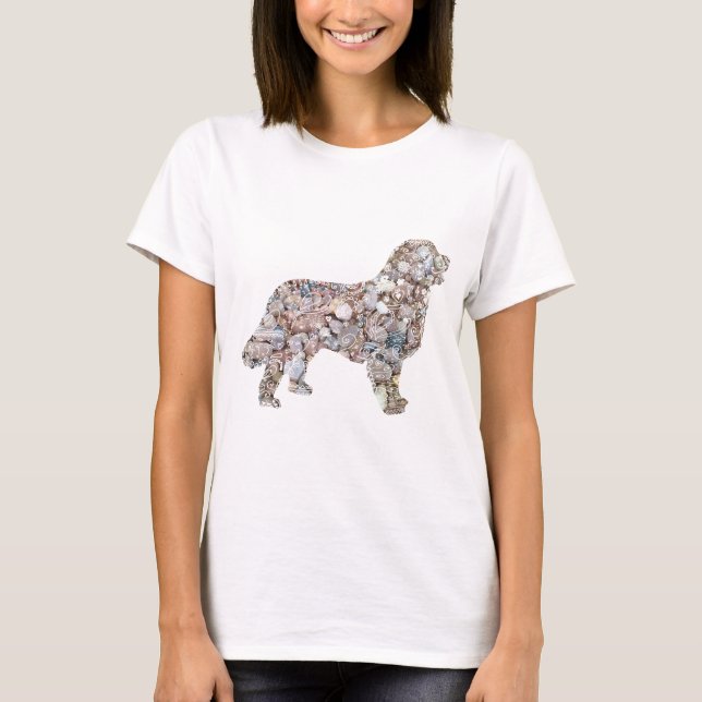 T-shirt Flowy Bella féminin du Labrador (Devant)