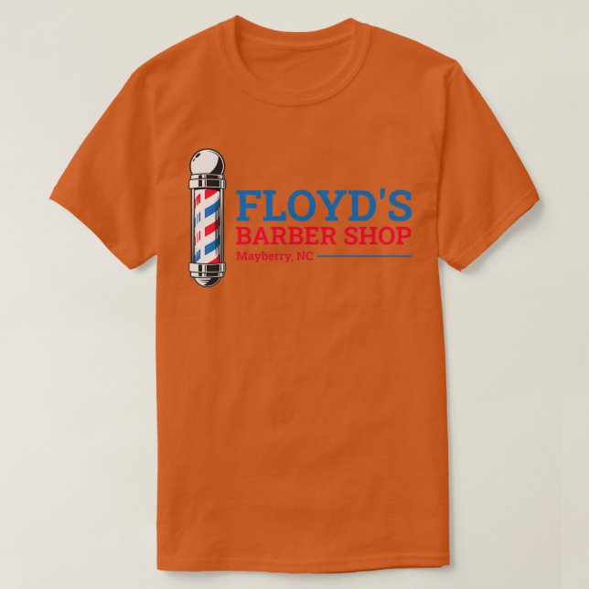 T-shirt Floyds Barber Shop Mayberry Caroline du Nord (Design devant)