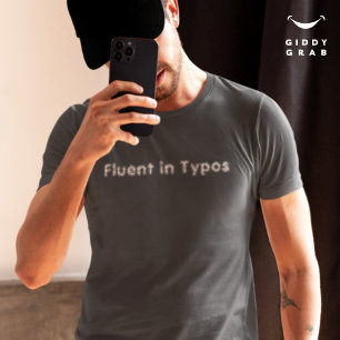 T-shirt Fluent de citation de caractère amusant dans les c