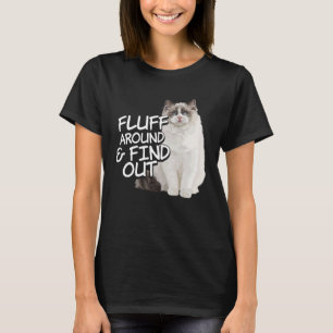 T-shirt Fluff autour et découvrez Feline Animal Cute Cat T