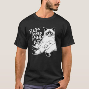 T-shirt Fluff autour et découvrez Grumpy Kitty Sarcastic C