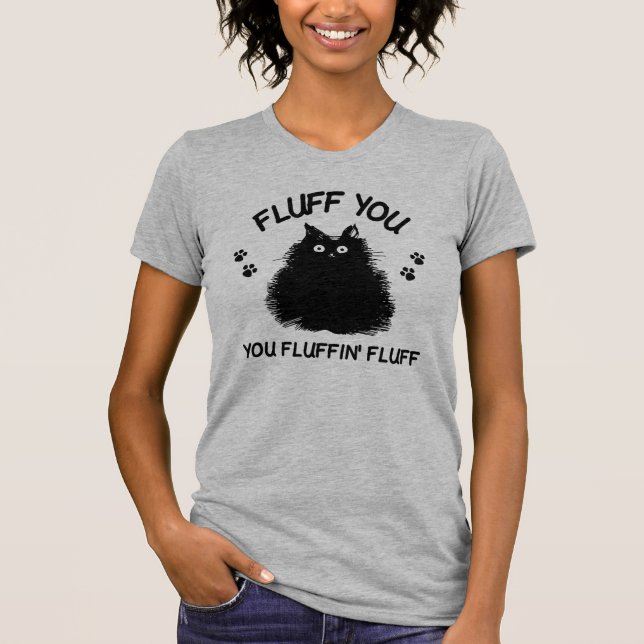 T-shirt Fluffin Fluff Kitty T-Shirt (Devant)