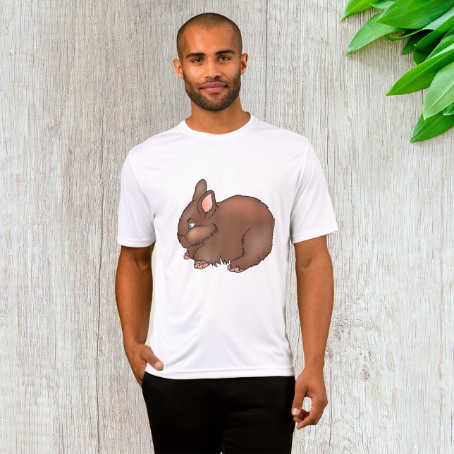 T-shirt Fluffy Brown Bunny Rabbit Adorable Animal (Créateur téléchargé)