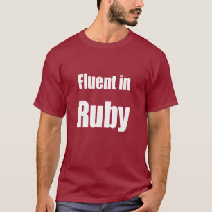 T-shirt Fluide dans le rubis - chemise rouge foncé de