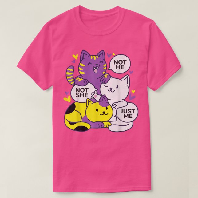 T-shirt Fluidité Sexe Pas Lui Pas Elle Me Juste Non Binary (Design devant)