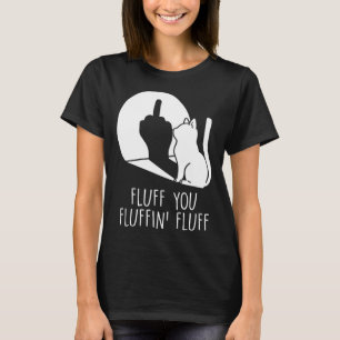 T-shirt Fluit You Chat Doigt Moyen Finger Waving Chat