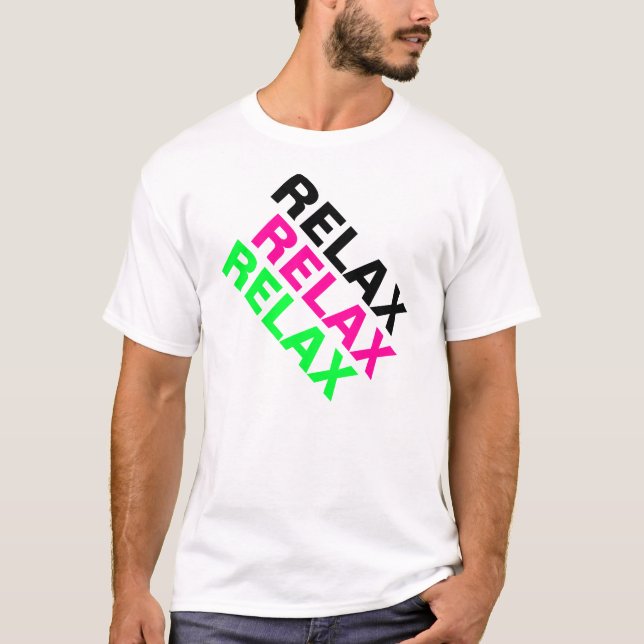 T-shirt Fluro 80s Relax Gym Shirt (Devant)