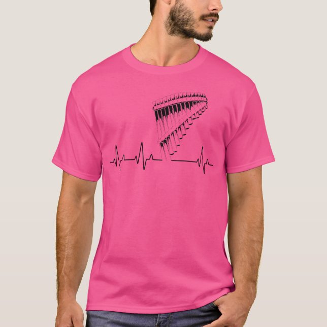T-shirt Flûte Panoramique de l'instrument (Devant)