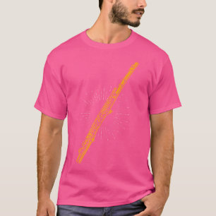 T-shirt Flute Player Cadeaux Amour Instruments de musique