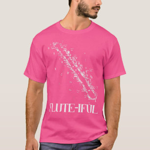 T-shirt Flute Player Music Instrument Belle Flute Musi