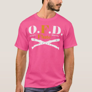T-shirt Flute Player Shirt Funny Ofd Flutist Dit Instru