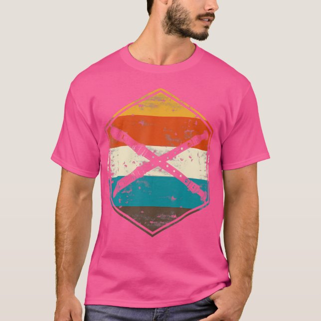 T-shirt Flûte rétro (Devant)