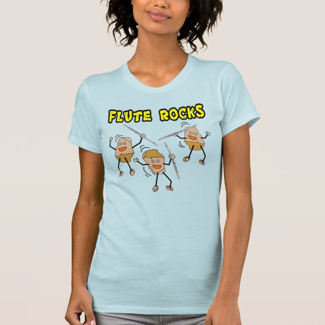 T-shirt Flute Rocks (Devant)