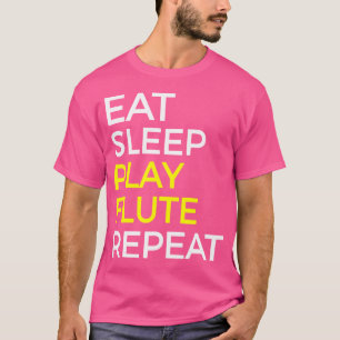 T-shirt Flute T Shirt Cadeau Pour Les Joueurs De Flute