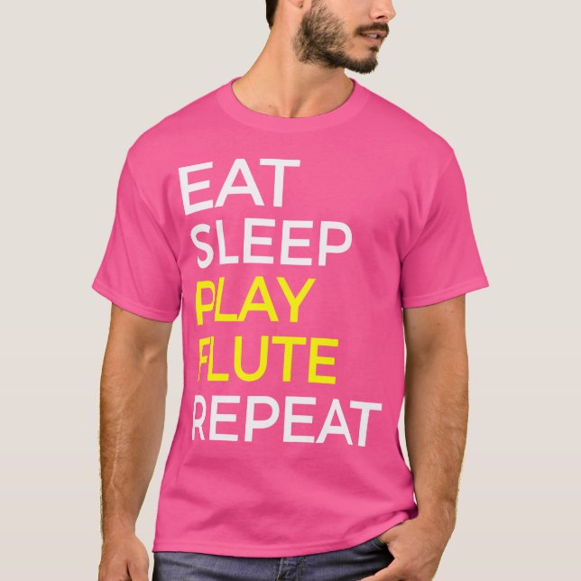 T-shirt Flute T Shirt Cadeau Pour Les Joueurs De Flute (Devant)