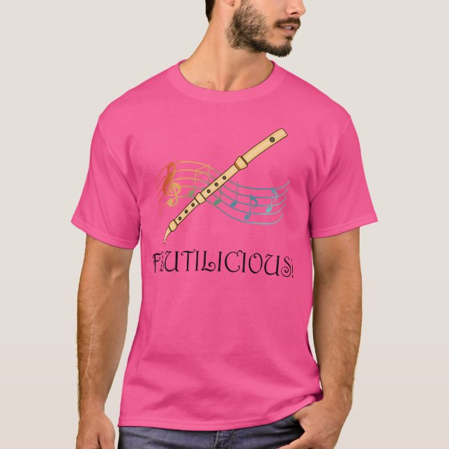 T-shirt Flutilicious Funny Citation Classique Orchestre Fl (Devant)