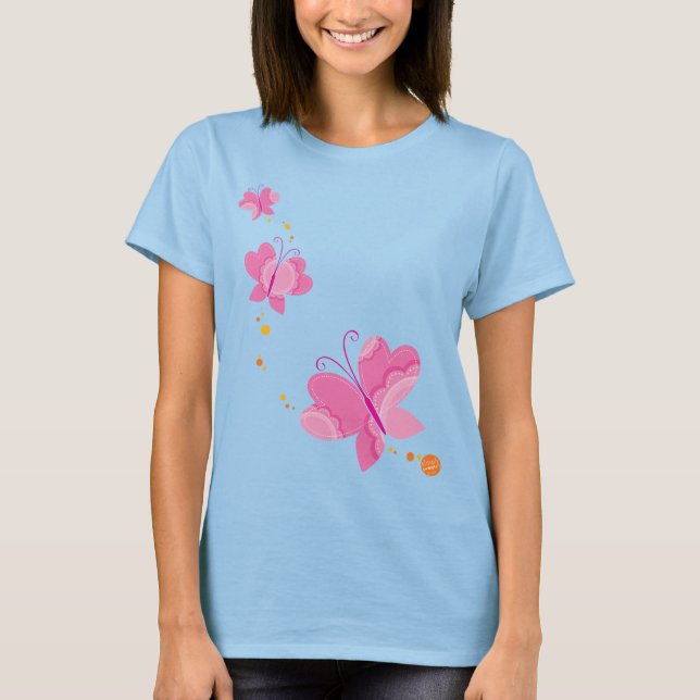 T-shirt FLUTTERBY BUTTERFLIES :: série trois 1 (Devant)