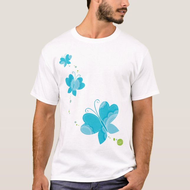 T-shirt FLUTTERBY BUTTERFLIES :: série trois 2 (Devant)