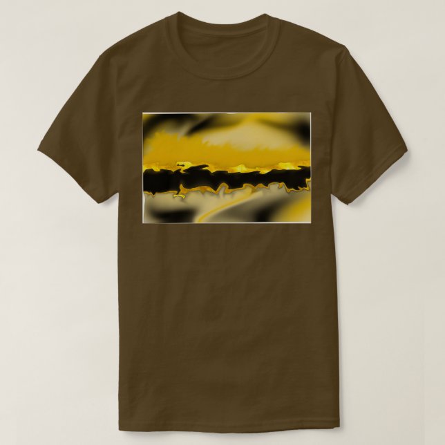 T-shirt Flux abstrait d'alchimie (Design devant)