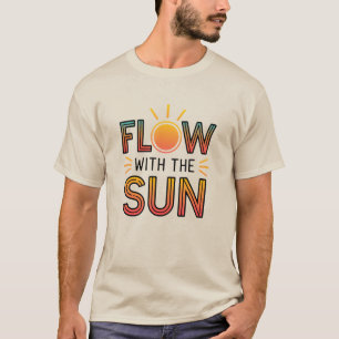 T-shirt Flux avec le soleil