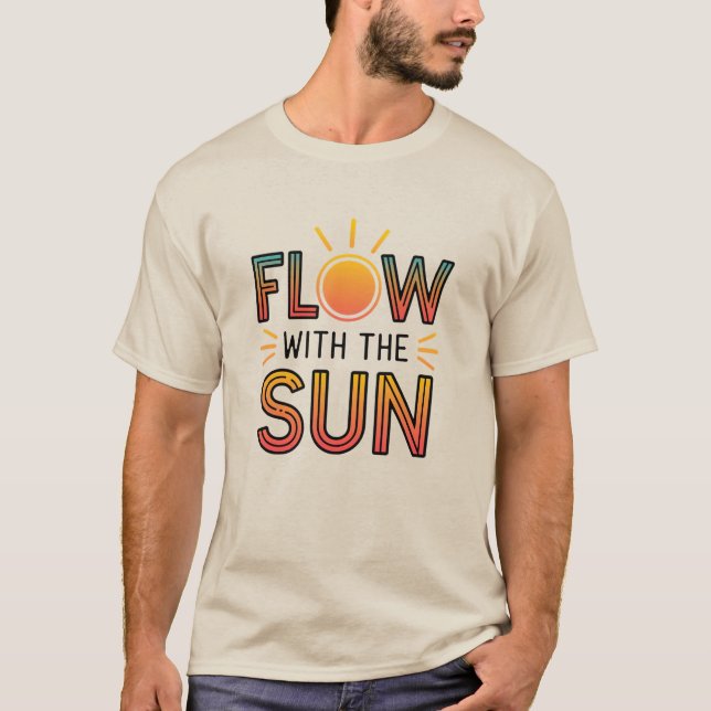 T-shirt Flux avec le soleil (Devant)