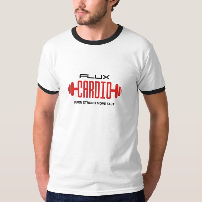 T-shirt Flux Cardio - Conception de conditionnement physiq (Devant)