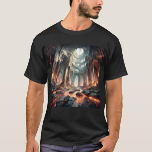 T-shirt Flux de lave