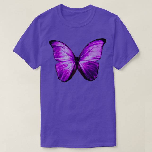 T-shirt Flux de papillon pourpre (Design devant)