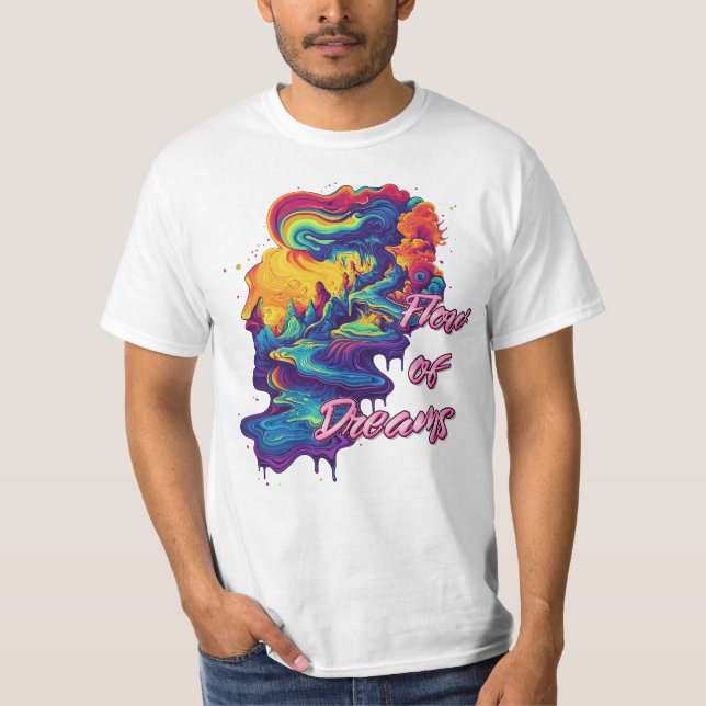 T-shirt Flux de rêves (Devant)