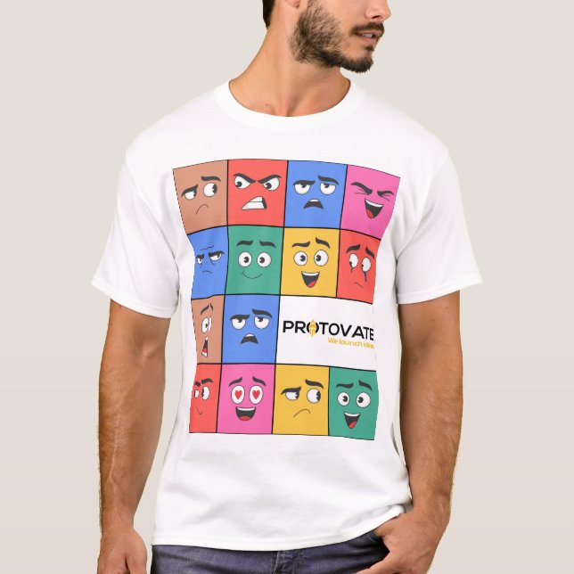 T-shirt Flux d'émotions orageuses (Devant)