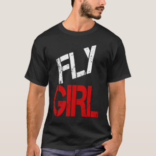 T-shirt Fly Girl 80s 90s Old School For women Hommes Hip h