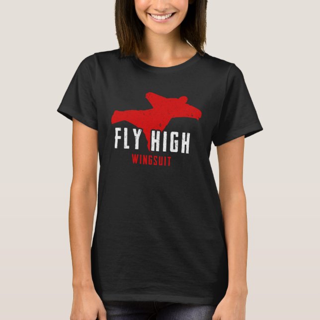 T-shirt Fly High Wingsuit  for Parachute Jumping (Devant)