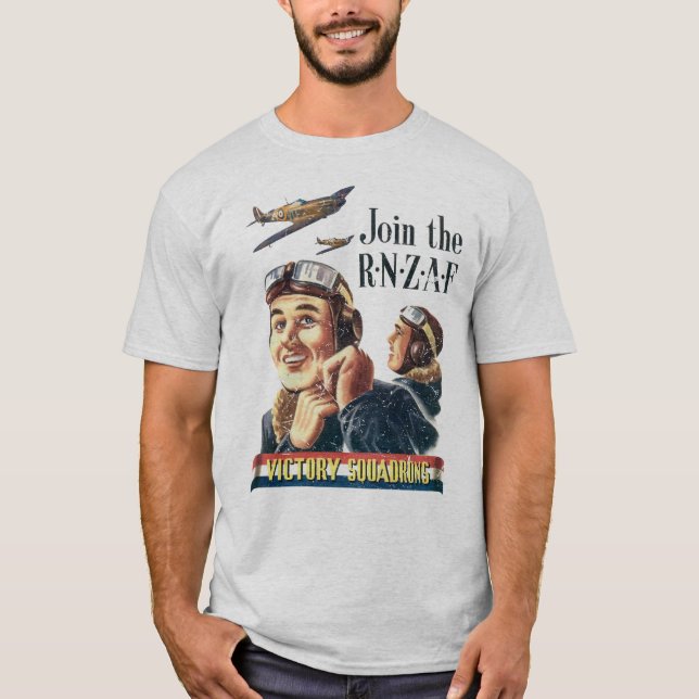 T-shirt Fly with the Victory Squadrons | World War 2 (Devant)