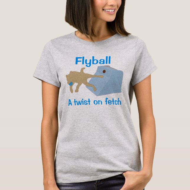T-shirt Flyball Twist féminin T (Devant)