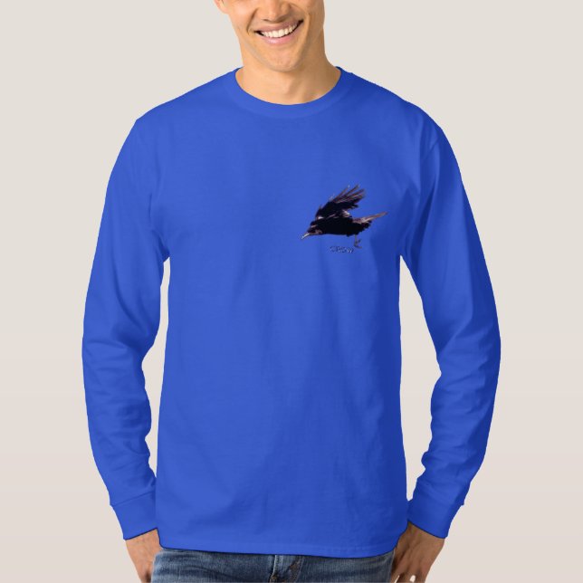 T-shirt Flying Crow Corvid amant (Devant)