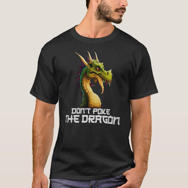 T-shirt Flying Dragon Mythical Creature Japanese Legendary (Devant)