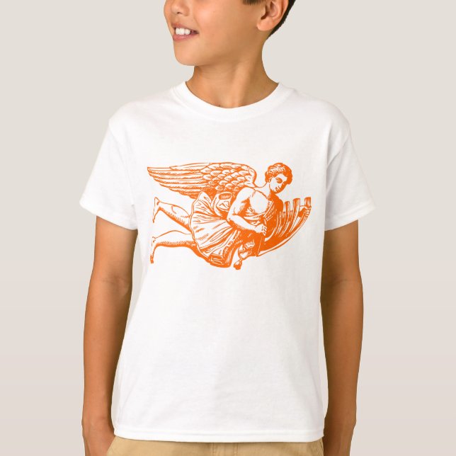 T-shirt Flying Musical Angel (Devant)
