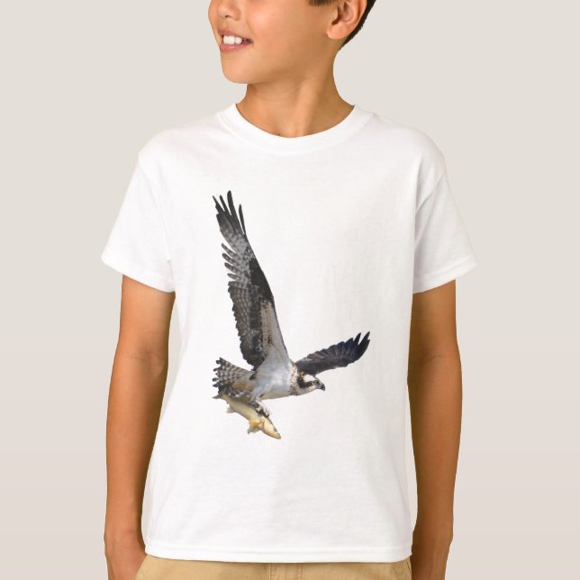 T-shirt Flying Osprey Wildlife Fashion Series (Devant)