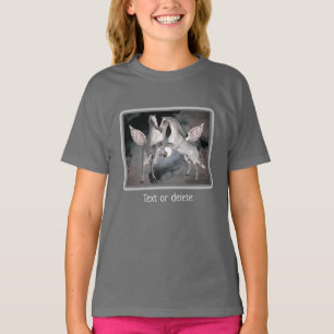 T-shirt Flying Pegasus Horses Imaginaire Art personnalisé