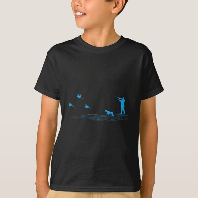 T-shirt Flying Pheasant Graphand Haut-Pays Chasseur d'oise (Devant)