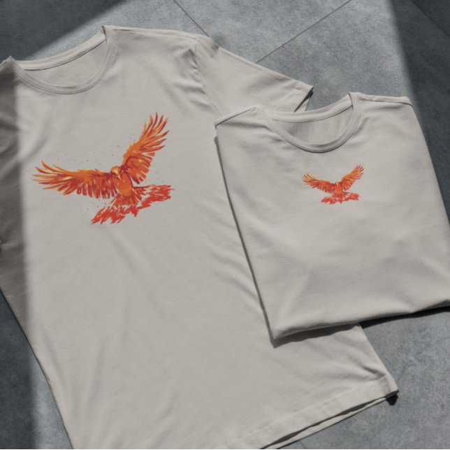 T-shirt Flying Phoenix Bird (Créateur téléchargé)