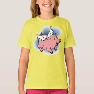 T-shirt Flying Pig Tee - shirts de l'enfant - Correspondan