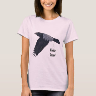 T-shirt Flying Raven Crow Corvid-amant design